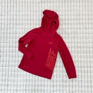 Nike Boys Red Athletic Hoodie